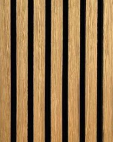 Декоративная реечная панель Woodnel Размер L шпон дуба (покрытие масло)
